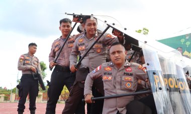 Bentuk kesiapsiagaan, Polres Bintan latihan dalmas rutin