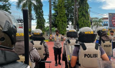 Polres Karimun Siap Amankan May Day 2025, Latihan Dalmas Ditingkatkan