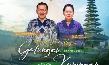 KEJARI BATAM UCAPKAN SELAMAT HARI RAYA GALUNGAN DAN KUNINGAN 2025