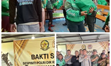 Sespimti Polri Dik Reg-34 T.A 2025 Gel I Gelar Bakti Sosial di Polsek Nongsa, Batam untuk Meringankan Beban Warga