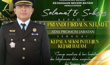 Priandi Firdaus, S.H., M.H. Resmi Menjabat Kepala Seksi Intelijen Kejari Batam