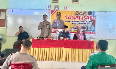 KEGIATAN SOSIALISASI CEGAH KENAKALAN REMAJA DI SMAN 4 BATAM, POLSEK SEKUPANG GANDENG KOMITE SEKOLAH DAN LPM TIBAN LAMA