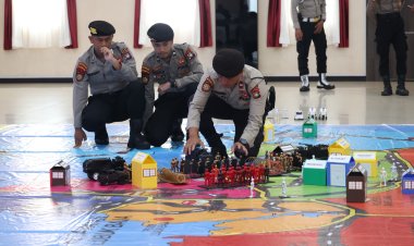 Polda Kepri Siapkan Pengamanan Mayday 2025 Lewat Tactical Floor Game