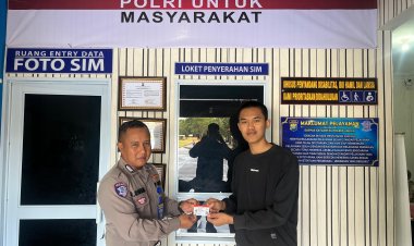 Satlantas Polres Lingga Tingkatkan Pelayanan Prima: Permudah Proses Pembuatan Sim Bagi Masyarakat