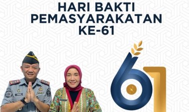 Keluarga Besar Lapas Kelas IIA Batam Ucapkan Selamat Hari Bakti Pemasyarakatan ke-61