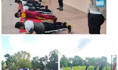 Polresta Barelang Gelar Tes Kesamaptaan Jasmani Semester I Tahun 2025