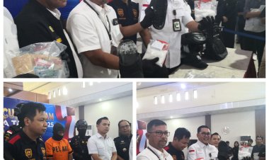 Bea Cukai Batam Gagalkan Penyelundupan Sabu dalam Sandal di Bandara Hang Nadim