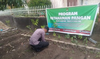 Polsek Sekupang Aktif Dukung Asta Cita Presiden Lewat Program Ketahanan Pangan