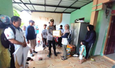 Peringati Hari Buruh Internasional, Polsek Batu Aji Bersama Serikat Pekerja Gelar Bakti Sosial