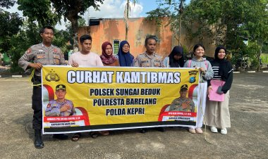 Polsek Sungai Beduk Tampung Aspirasi Warga Lewat Program Jumat Curhat Kamtibmas