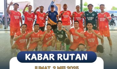 TIM FUTSAL RUTAN BATAM SABET JUARA PERTAMA DI TURNAMEN KANWIL DITJENPAS KEPRI
