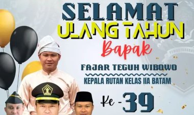 Dedikasi dan Inspirasi di Usia ke-39: Selamat Ulang Tahun Kepala Rutan Kelas IIA Batam