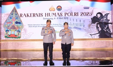 KABIDHUMAS POLDA KEPRI HADIRI RAKERNIS HUMAS POLRI TAHUN 2025