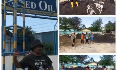 PT. Sumber Samudera Makmur Diduga Buang Limbah B3 Dekat SDN 002 Batu Ampar, AMPUH Soroti Kasus Serius!!