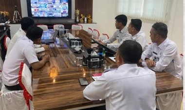 Lapas Batam Ikuti Rapat Evaluasi Kinerja Nasional Bersama Menteri Imigrasi dan Pemasyarakatan RI
