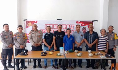 Jumat Curhat Polsek Batu Ampar, Warga RW 10 Kelurahan Tanjung Sengkuang Sampaikan Keluhan Kamtibmas