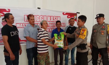 Warga Tanjung Sengkuang Sambut Positif Program Minggu Kasih Kamtibmas Polsek Batu Ampar