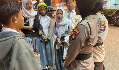 Polwan Polresta Barelang Laksanakan Patroli Malam Ciptakan Rasa Aman Di Wilayah Hukum Barelang