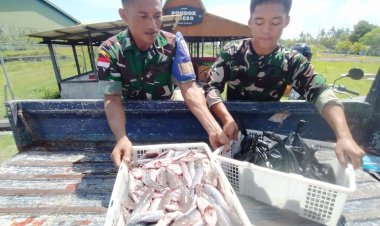 Panen Raya Lele di Lanud Raden Sadjad: Ketahanan Pangan Jadi Pilar Kemandirian