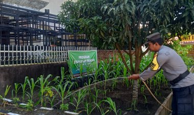 Polsek Sekupang Dukung Asta Cita Presiden RI Melalui Program Ketahanan Pangan di Batam
