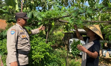 Polsek Nongsa Manfaatkan Lahan Tidur Dukung Program Ketahanan Pangan Nasional