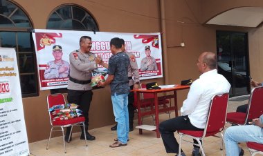 POLSEK BATU AMPAR GELAR MINGGU KASIH UNTUK PERERAT HUBUNGAN DENGAN WARGA