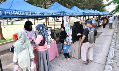 Meriahkan Akhir Pekan, Lanud Raden Sadjad Hadirkan Pasar Minggu Ria di Pantai Piwang