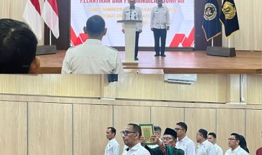 Karutan Batam Hadiri Pelantikan Pejabat Administrator di Kanwil Ditjenpas Kepri