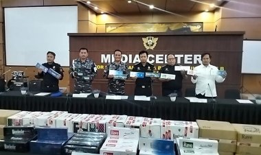 Bea Cukai Batam dan Lantamal IV Gagalkan Penyelundupan BKC Ilegal Senilai Rp5,3 Miliar