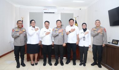 WAKAPOLDA KEPRI TERIMA KUNJUNGAN SILATURAHMI KEMENKO KUMHAM IMIPAS