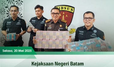 Kejari Batam Terima Titipan Uang Pengganti Hampir Rp3 Miliar dalam Kasus Korupsi PNBP Pelabuhan