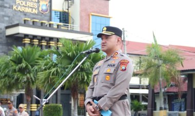 Semangat Nasionalisme Menggema di Polres Karimun dalam Upacara Hari Kebangkitan Nasional
