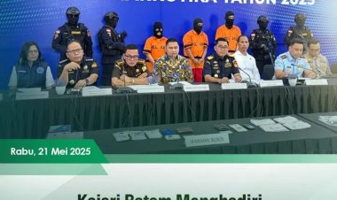 Kejari Batam Tegaskan Komitmen Berantas Narkotika dalam Konferensi Pers Bea Cukai