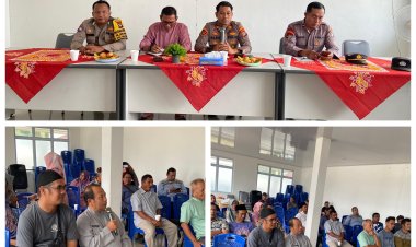 Polsek Sungai Beduk Gelar Jumat Curhat Kamtibmas, Serap Aspirasi Warga Muka Kuning