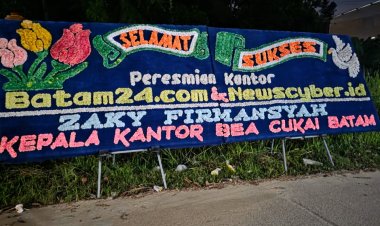 Kepala Bea Cukai Batam Sampaikan Ucapan Selamat atas Peresmian Kantor Batam24.com dan Newscyber.id