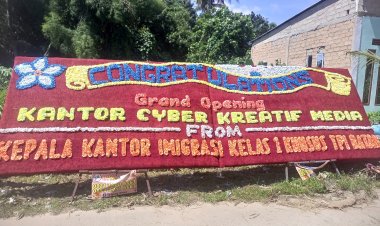 Kepala Imigrasi Kelas I Khusus TPI Batam, Hajar Aswad, Berikan Ucapan Selamat atas Peresmian Kantor Cyber Kreatif Media Batam
