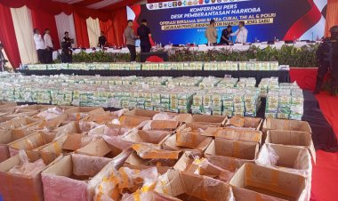 BNN RI Gagalkan Penyelundupan Dua Ton Sabu Terbesar Sepanjang Sejarah di Perairan Kepri