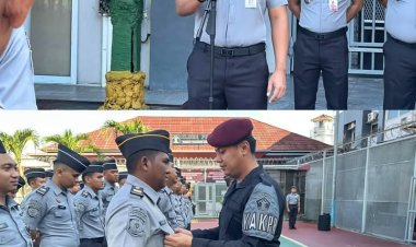 Karutan Batam Tekankan Integritas dan Disiplin dalam Apel Pagi Rutin