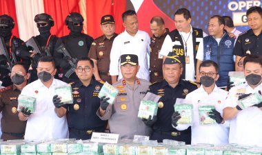 Kapolda Kepri Tegaskan Perang terhadap Narkoba: Hadiri Konferensi Pers Pengungkapan 2 Ton Sabu