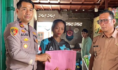 Polsek Sungai Beduk Laksanakan Trauma Healing Bagi Korban Kekerasan Anak Di Muka Kuning