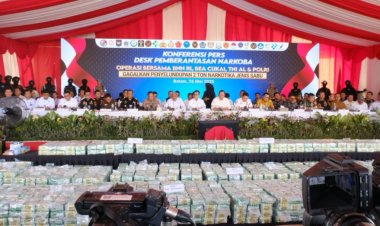 Tim Gabungan BNN, Bea Cukai, TNI AL, dan Polri Gagalkan Penyelundupan 2 Ton Sabu Terbesar Sepanjang Sejarah