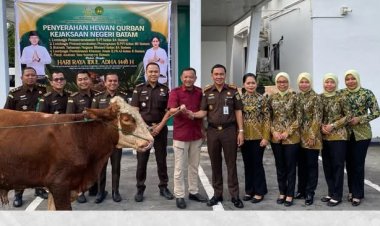 Lapas Batam Terima Hewan Kurban dari Kejari Jelang Iduladha