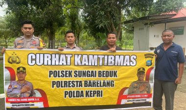 Polsek Sungai Beduk Rutin laksanakan Jumat Curhat Kamtibmas Tampung Aspirasi Masyarakat