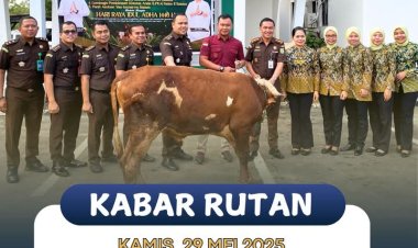 Sinergi Antarinstansi Jelang Idul Adha, Kejari Batam Serahkan Hewan Kurban ke Rutan Batam