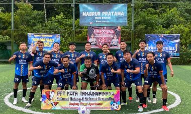 Menyambut Hari Bhayangkara ke 79, Polres Bintan Gelar Event Fun Football Minisoccer