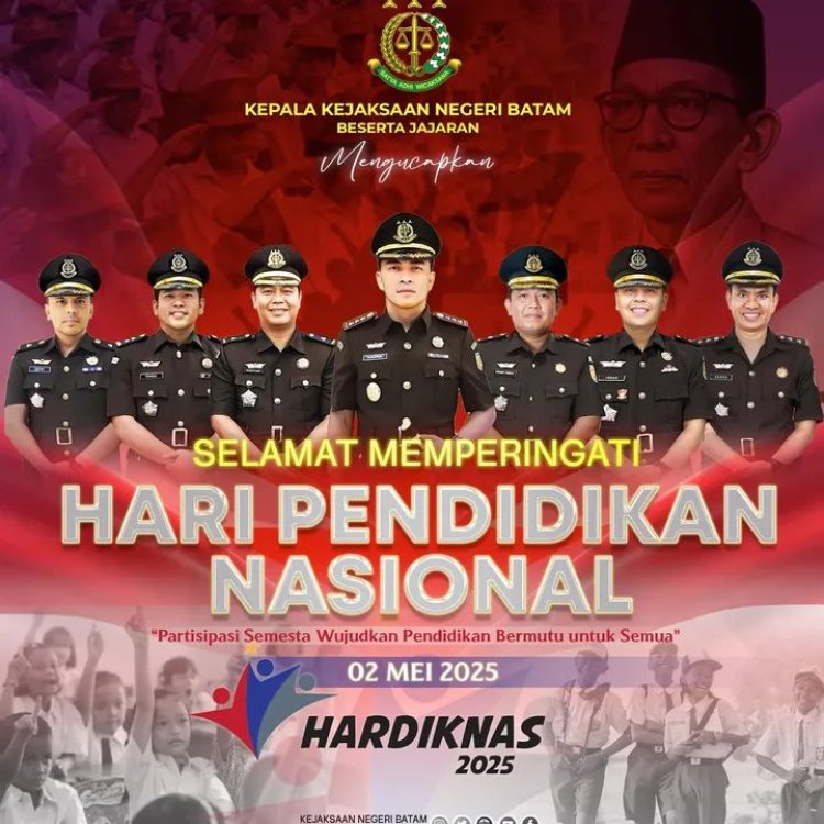 Kejaksaan Negeri Batam Peringati Hari Pendidikan Nasional 2025