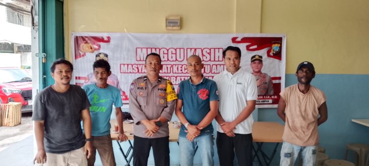 Kegiatan Minggu Kasih Polsek Batu Ampar Jalin Sinergi dengan Warga Sei Jodoh