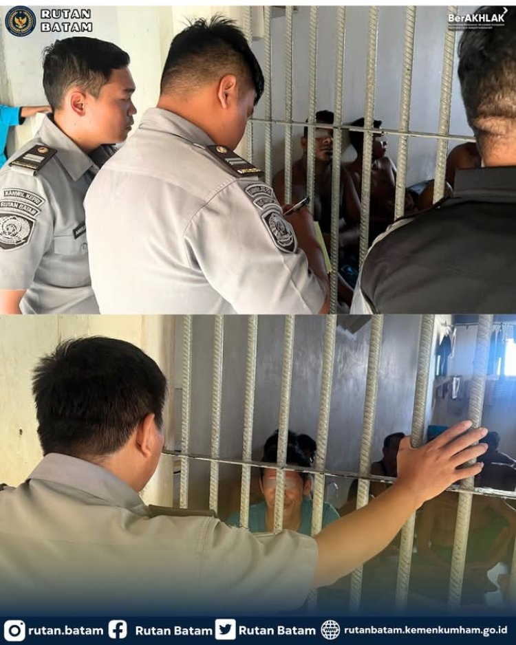 Rutan Batam Terapkan Program 3S, Bangun Kedekatan Humanis dengan Warga Binaan