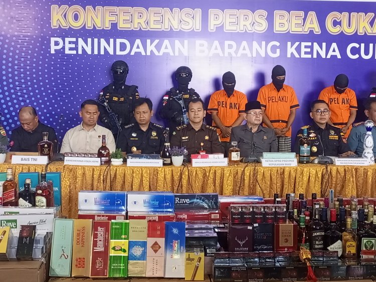 Bea Cukai Batam Gempur Peredaran BKC Ilegal, Selamatkan Belasan Miliar Rupiah Uang Negara