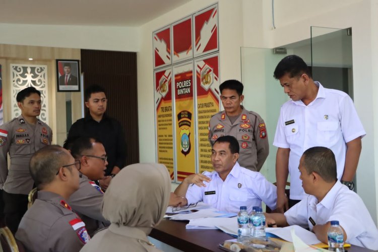 Tim Audit Kinerja Itwasda Polda Kepri laksanakan Pemeriksaan di Polres Bintan